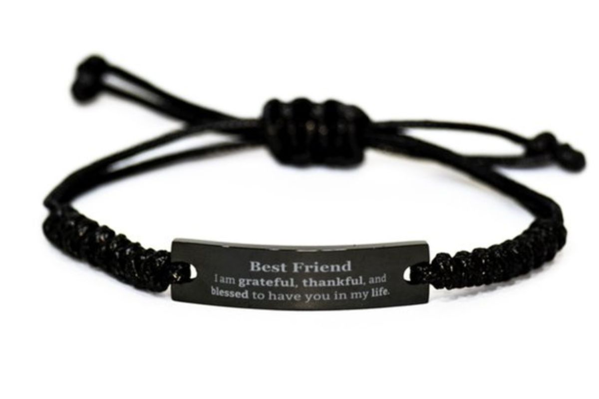 A beautiful friendship bracelet gift item for Christmas.