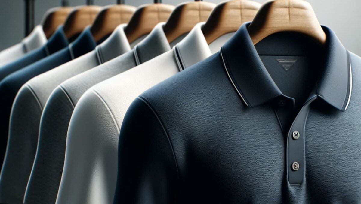 A collection of best Polo shirts for men hanged together