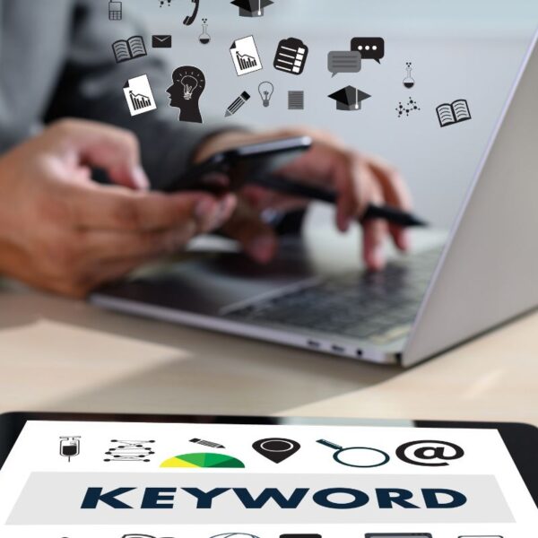 A person is doing keyword research for his affiliate marketing business