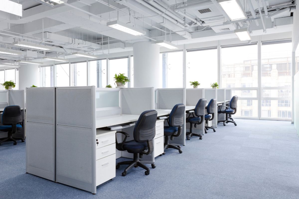 Furniture kept at the office for the employees