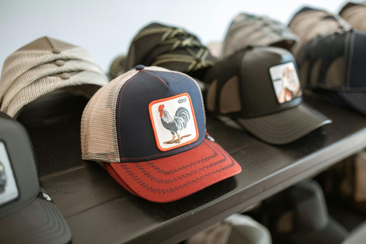A collection of custom snapbacks