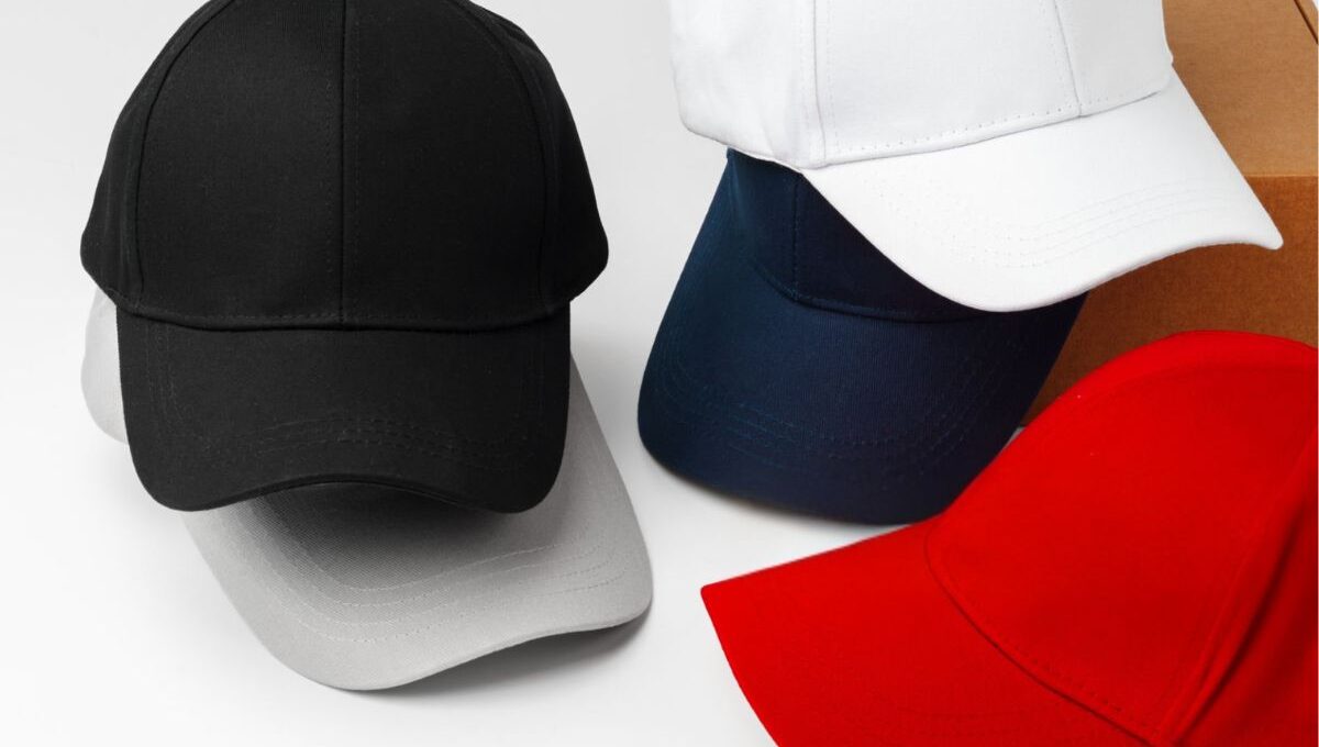 A collection of embroidered snapback hats in different colors