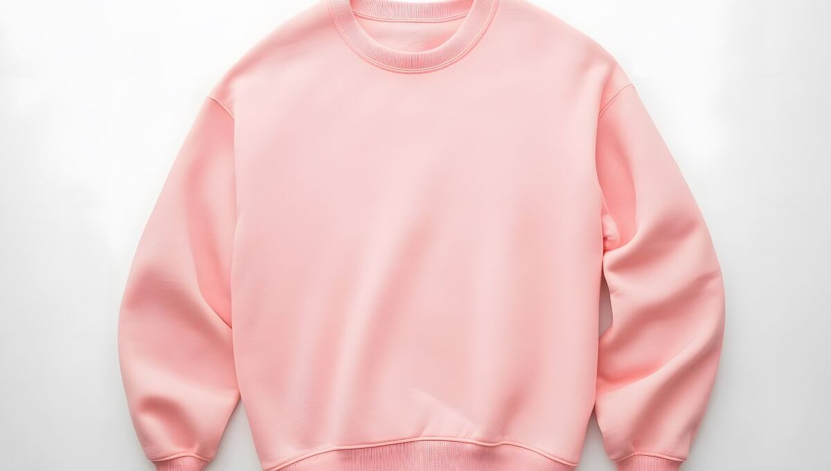 An oversized sweatshirt for men is shown in the image