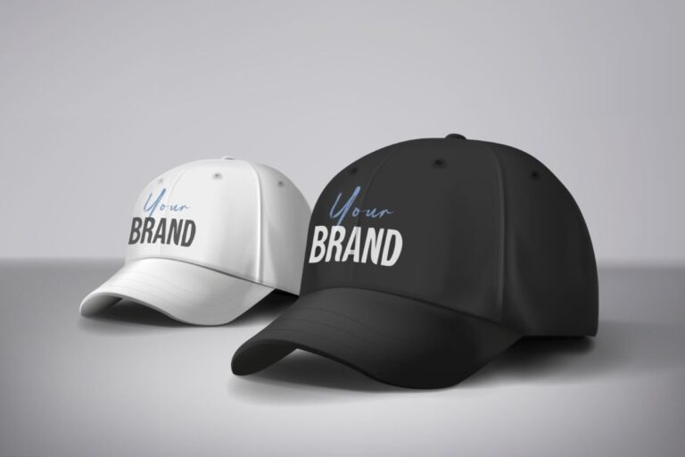 Two custom snapback cap kept with each other