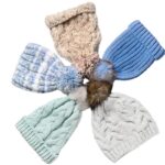 A collection of different personalized winter hat