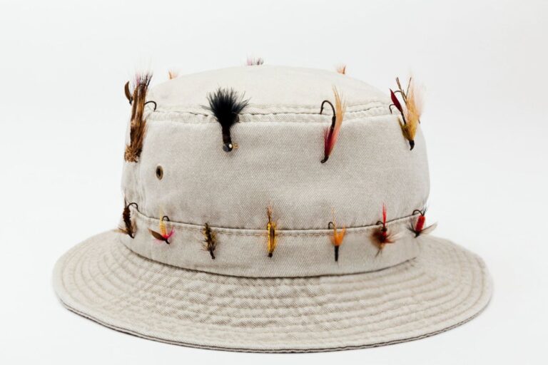A personalized fishing hat shown in the image