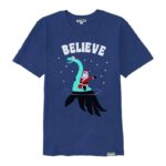 A christmas graphic t-shirt shown in the image