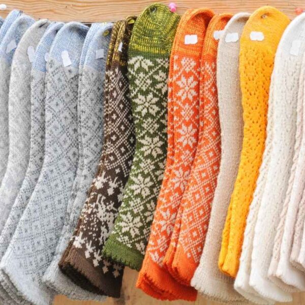 A collection of custom novelty socks
