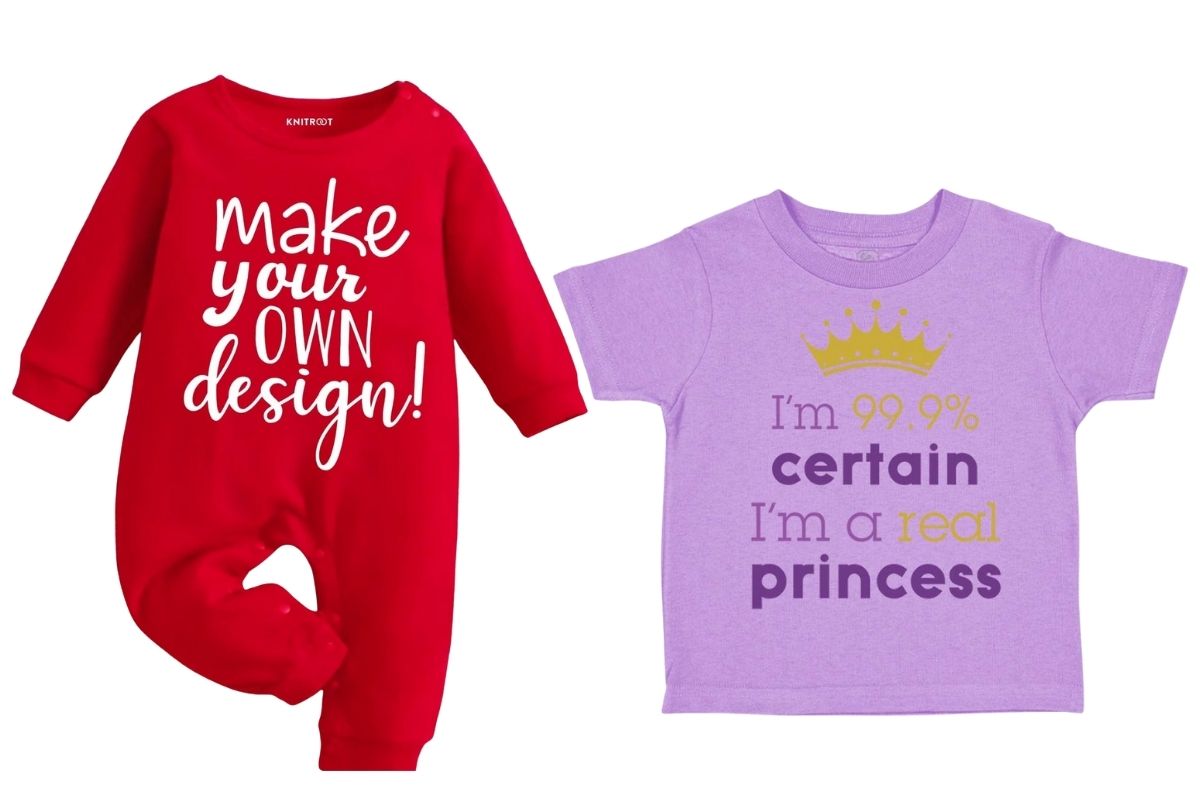 Custom toddler summer clothes shown in the image