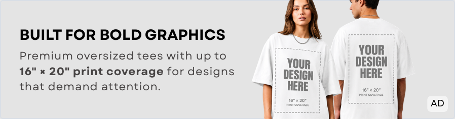 Premium oversized tees